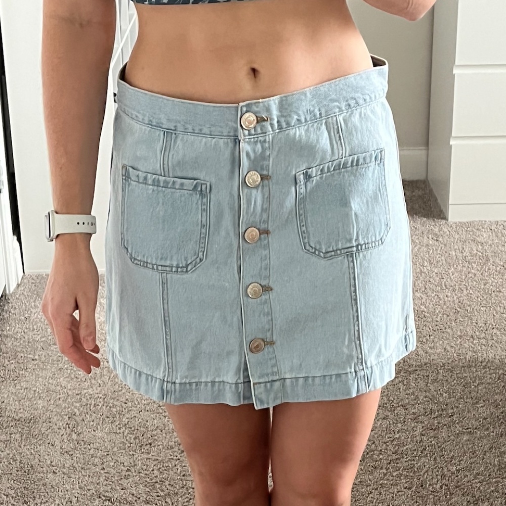 Forever 21 Jean Skirt